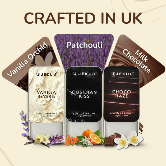 Featuring sophisticated, alcohol-free scents in sleek, portable tins.