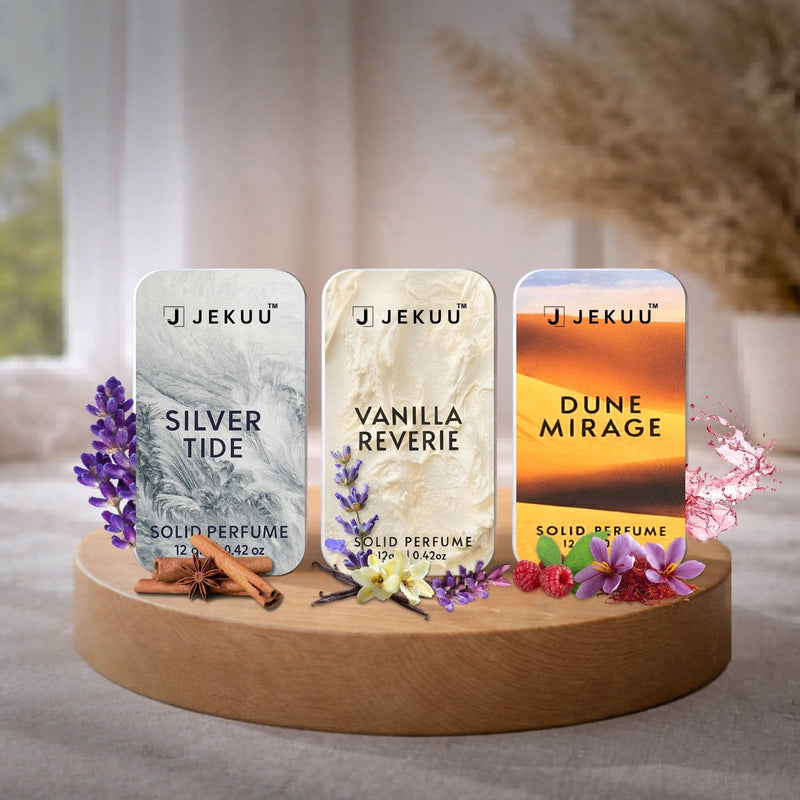 Luxury, alcohol-free solid perfumes designed for a minimal and high-end aesthetic in every scent.