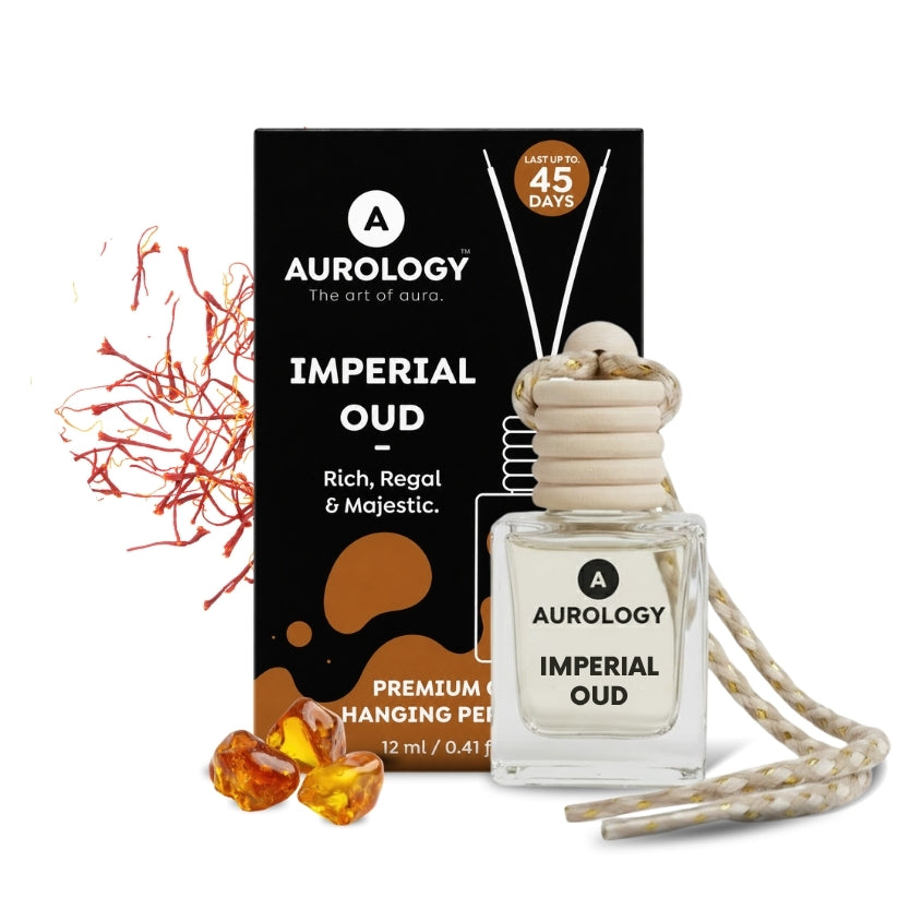 AUROLOGY  Imperial Oud & Noir Vanilla Car Hanging Pack of 2 (24ml)