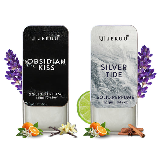 Dual Combo Solid Perfumes Silver Tide & Obsidian Kiss