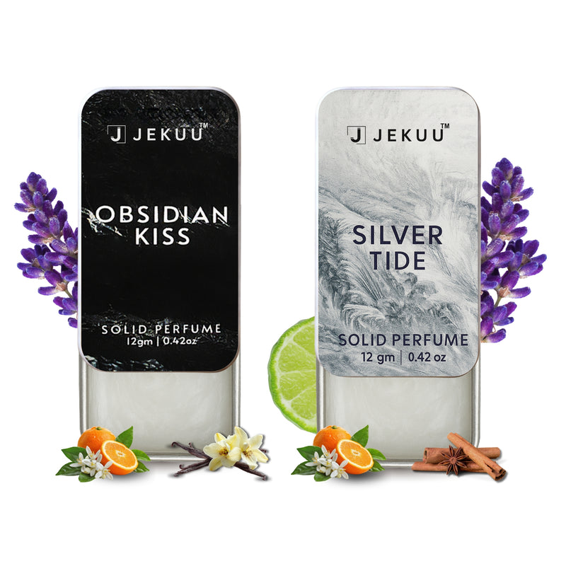 Dual Combo Solid Perfumes Silver Tide & Obsidian Kiss