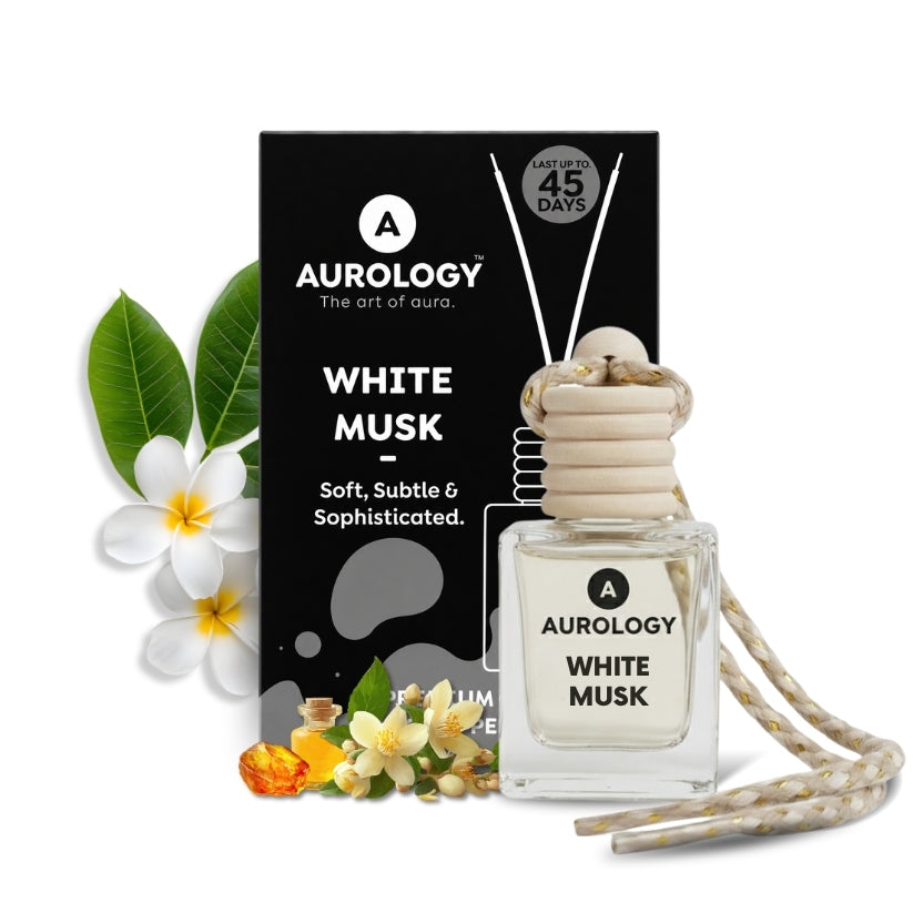 AUROLOGY White Musk & Ocean Elite Car  Hanging Pack of 2 (24ml)