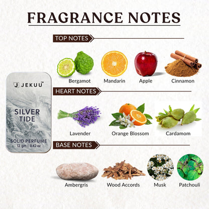 Silver Tide Solid Perfume 12g - JEKUU