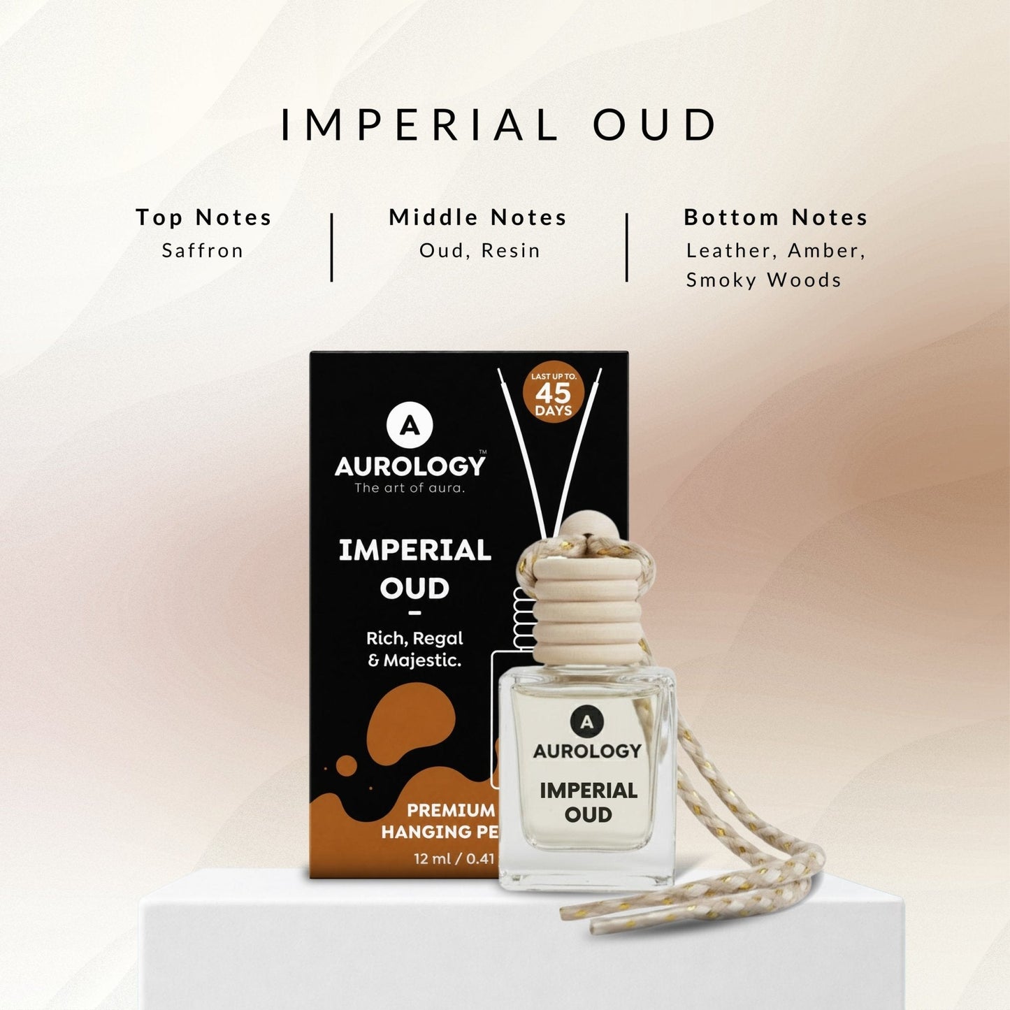 Imperial Oud Car Hanging Perfume 12ml - JEKUU