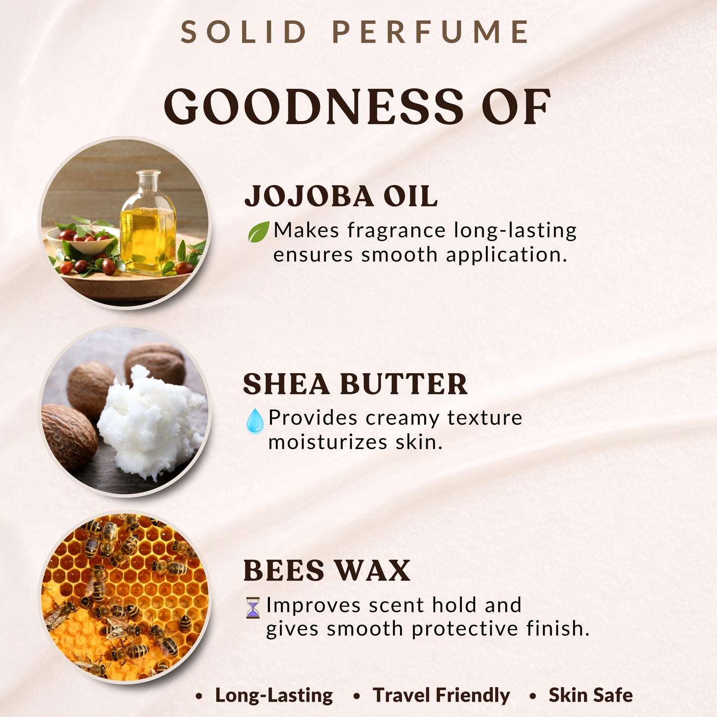 Solid Perfumes for Women – Pack of 3 (12g Each)
