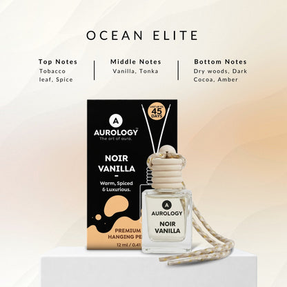 Noir Vanilla Car Hanging Perfume 12 ml - JEKUU