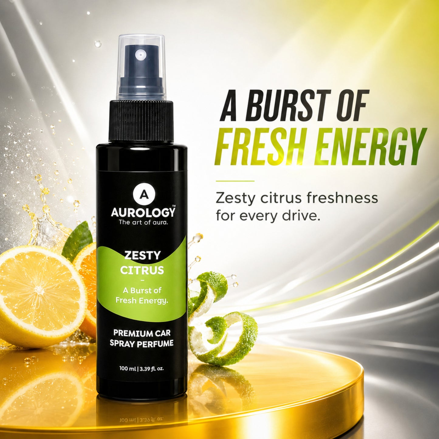 Zesty Citrus Car Spray Perfume 100ML