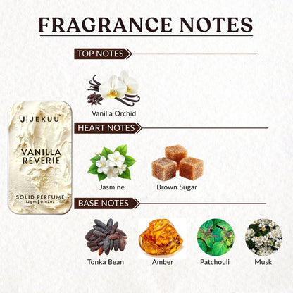 Vanilla Reverie Solid Perfume 12g - JEKUU