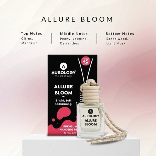 Allure Bloom & White Musk Car Hanging Pack Of 2 (24 ml ) - JEKUU