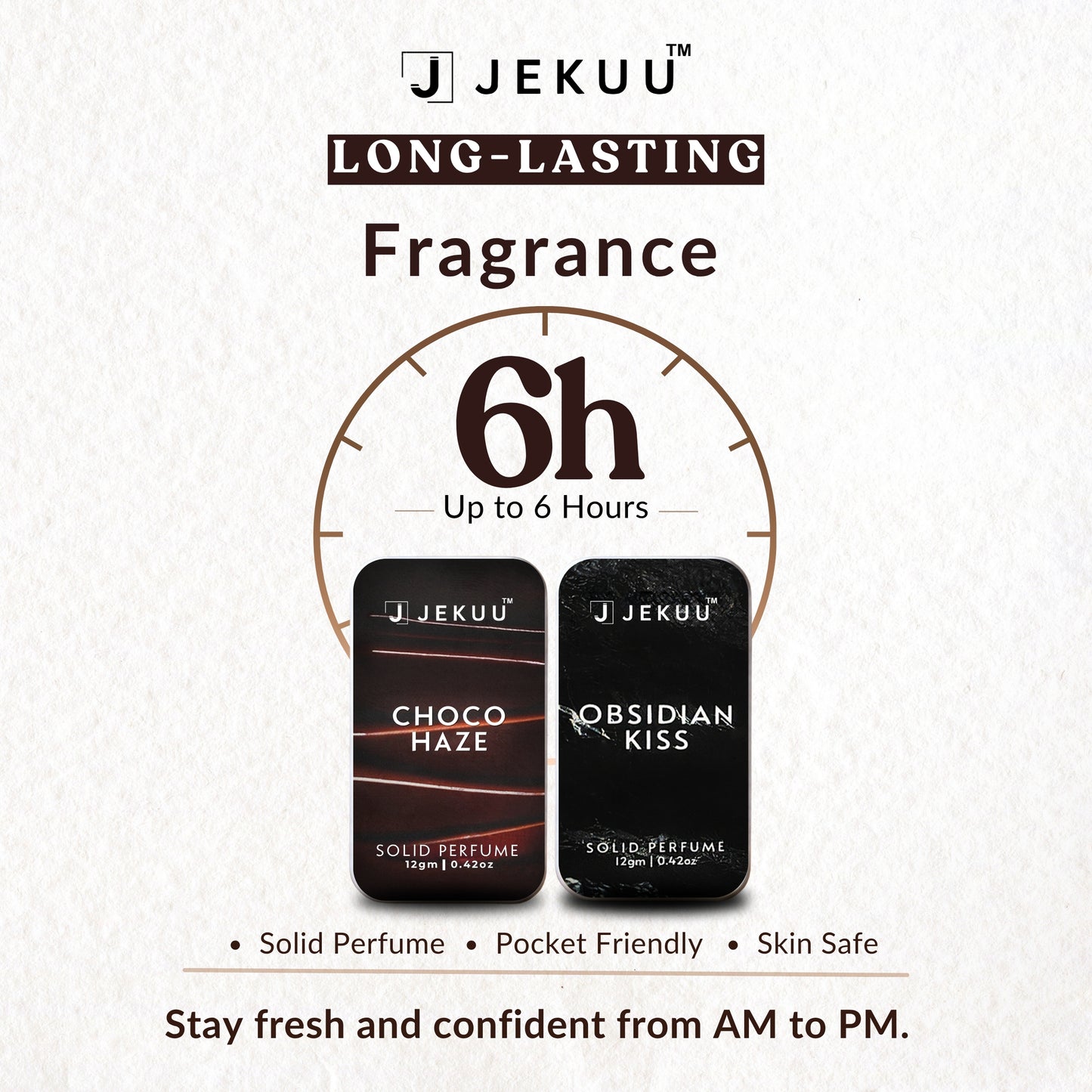 Dual Combo Solid Perfumes | Obsidian Kiss & Choco Haze