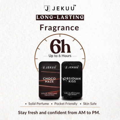 Dual Combo Solid Perfumes | Obsidian Kiss & Choco Haze