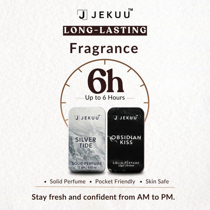 Dual Combo Solid Perfumes Silver Tide & Obsidian Kiss