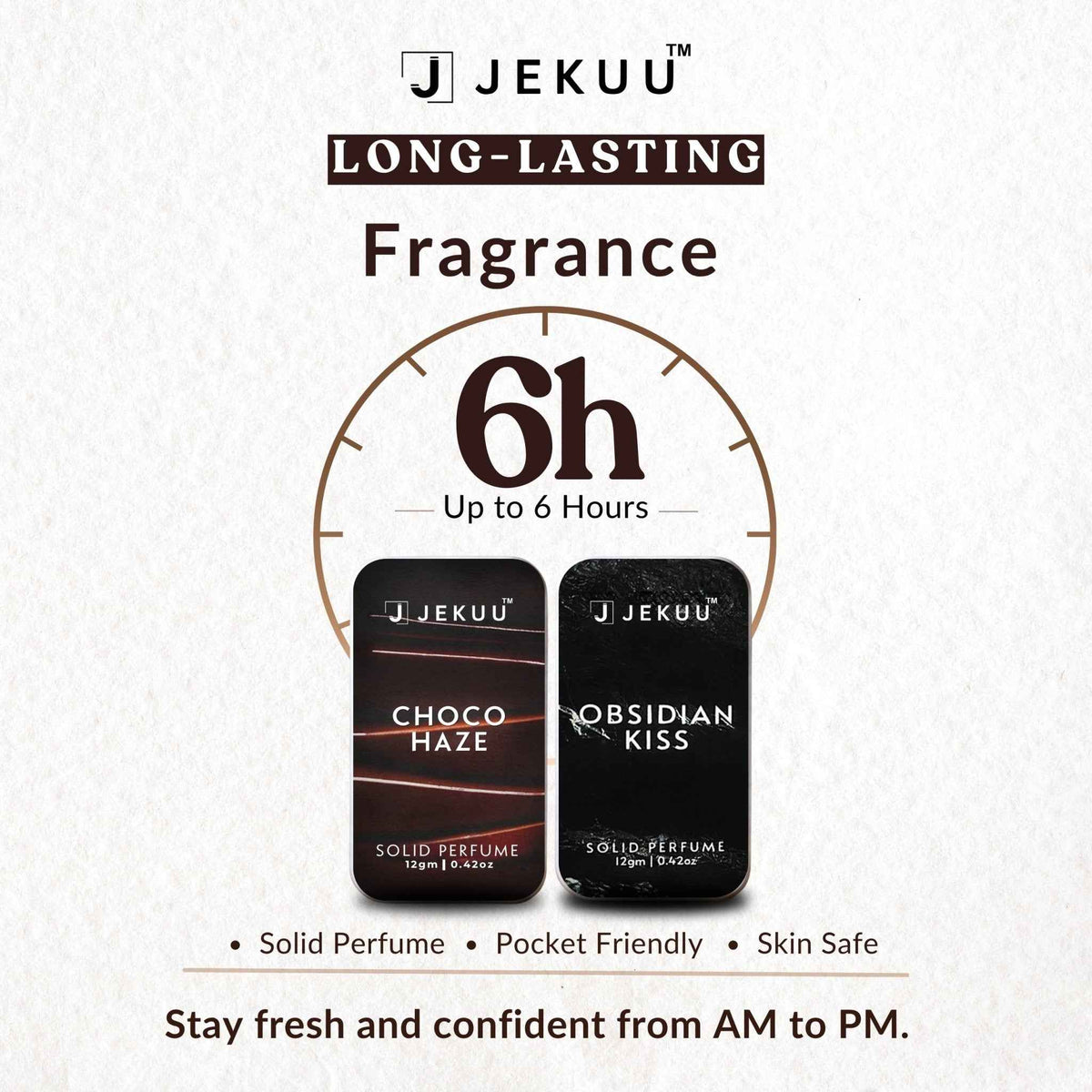 Dual Combo  Obsidian Kiss & Choco Haze Solid Perfumes