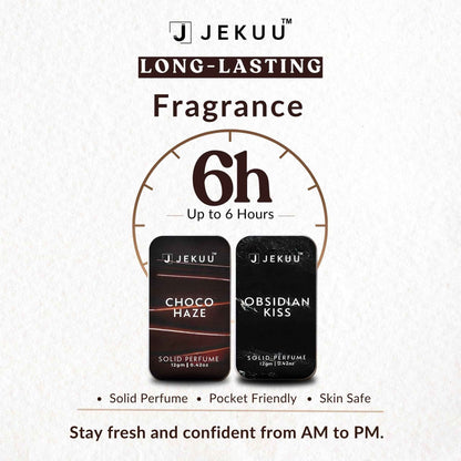 Dual Combo  Obsidian Kiss & Choco Haze Solid Perfumes