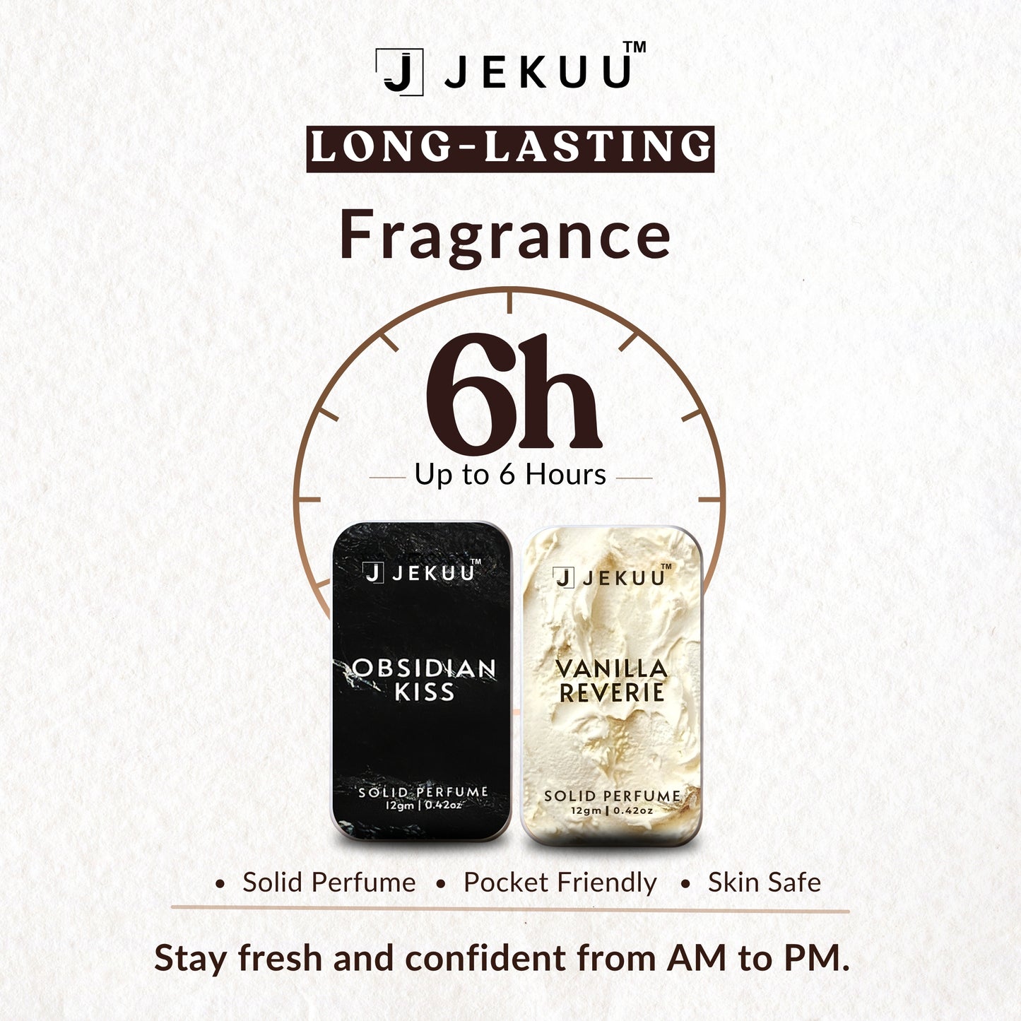 Dual Combo Solid Perfumes | Obsidian Kiss & Vanilla Reverie