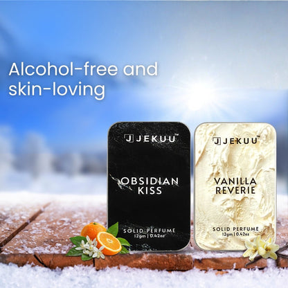 Buy 1 Get 1 Solid Perfumes Combo | Obsidian Kiss & Vanilla Reverie - JEKUU