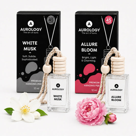 Allure Bloom & White Musk Car Hanging Pack Of 2 (24 ml ) - JEKUU
