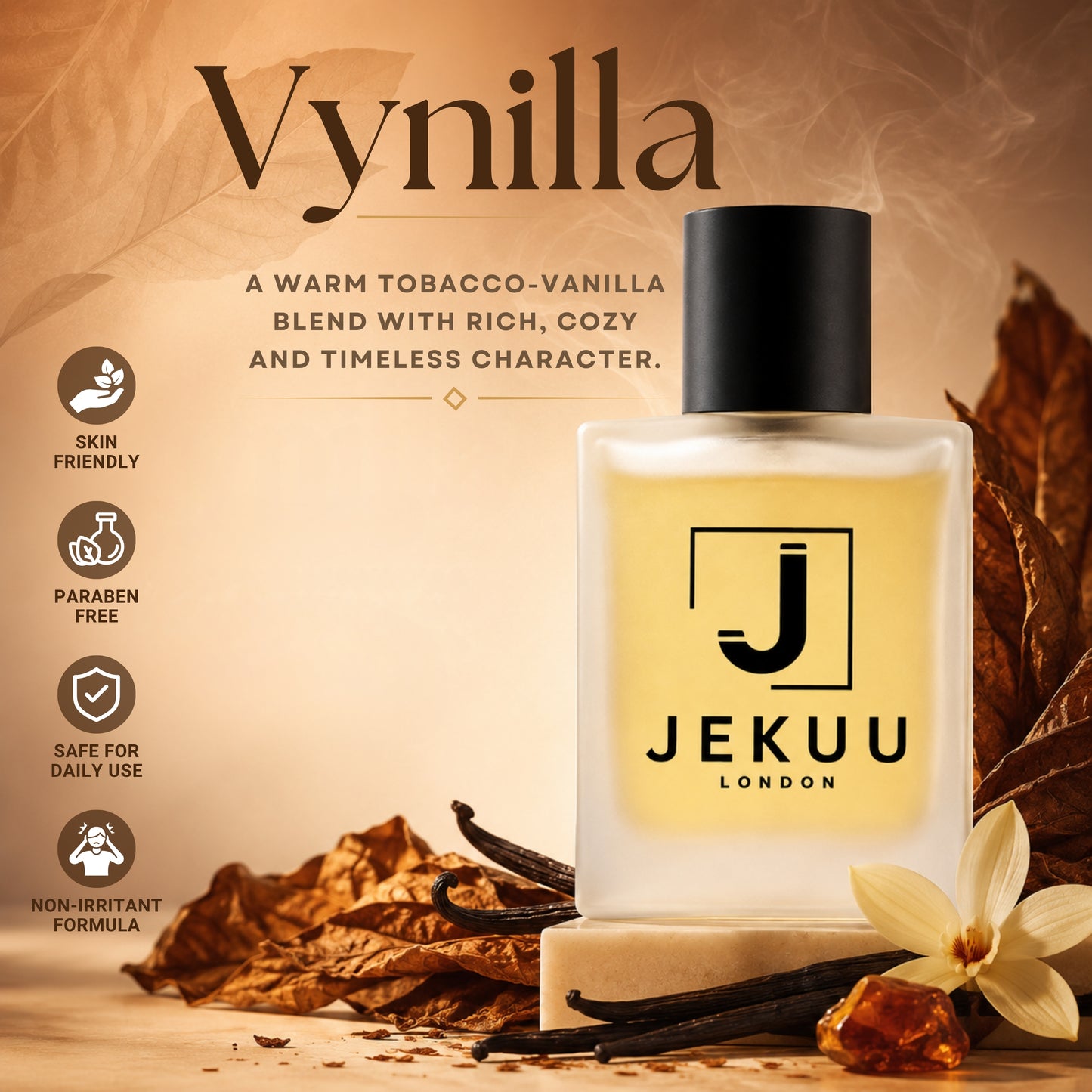 VYNILLA  Premium Luxury Perfume , Unisex Fragrance 50ml