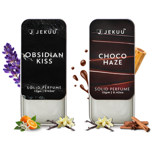 Dual Combo  Obsidian Kiss & Choco Haze Solid Perfumes
