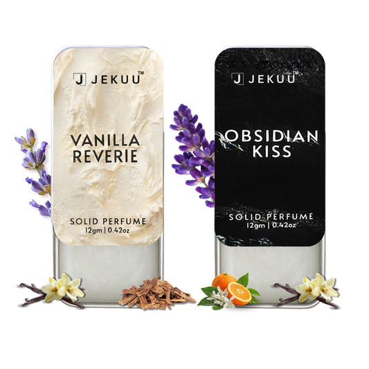 Dual Combo  Obsidian Kiss & Vanilla Reverie Solid Perfumes