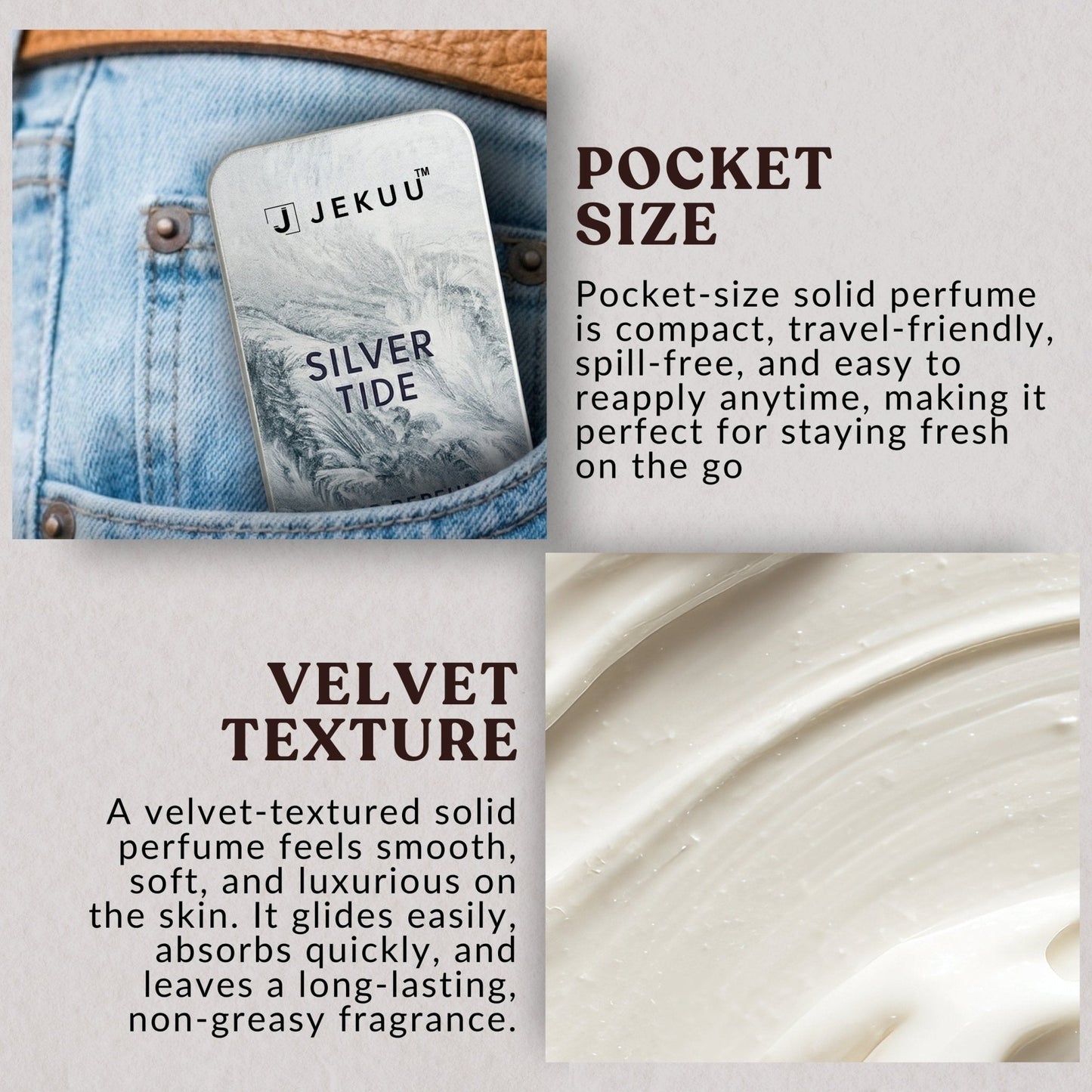 Silver Tide Solid Perfume 12g - JEKUU