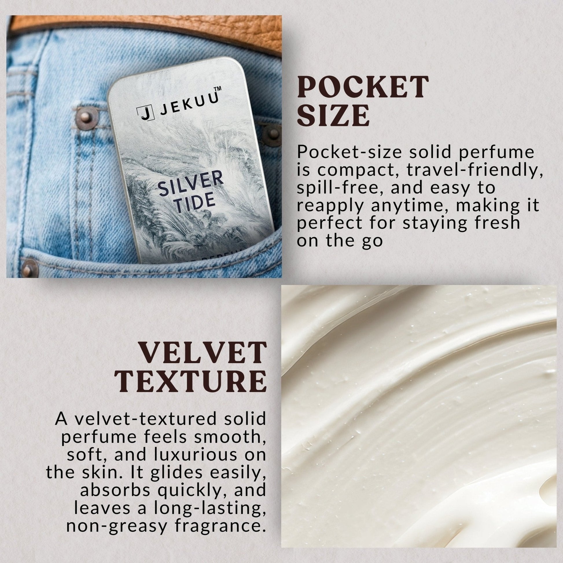 Silver Tide Solid Perfume 12g - JEKUU
