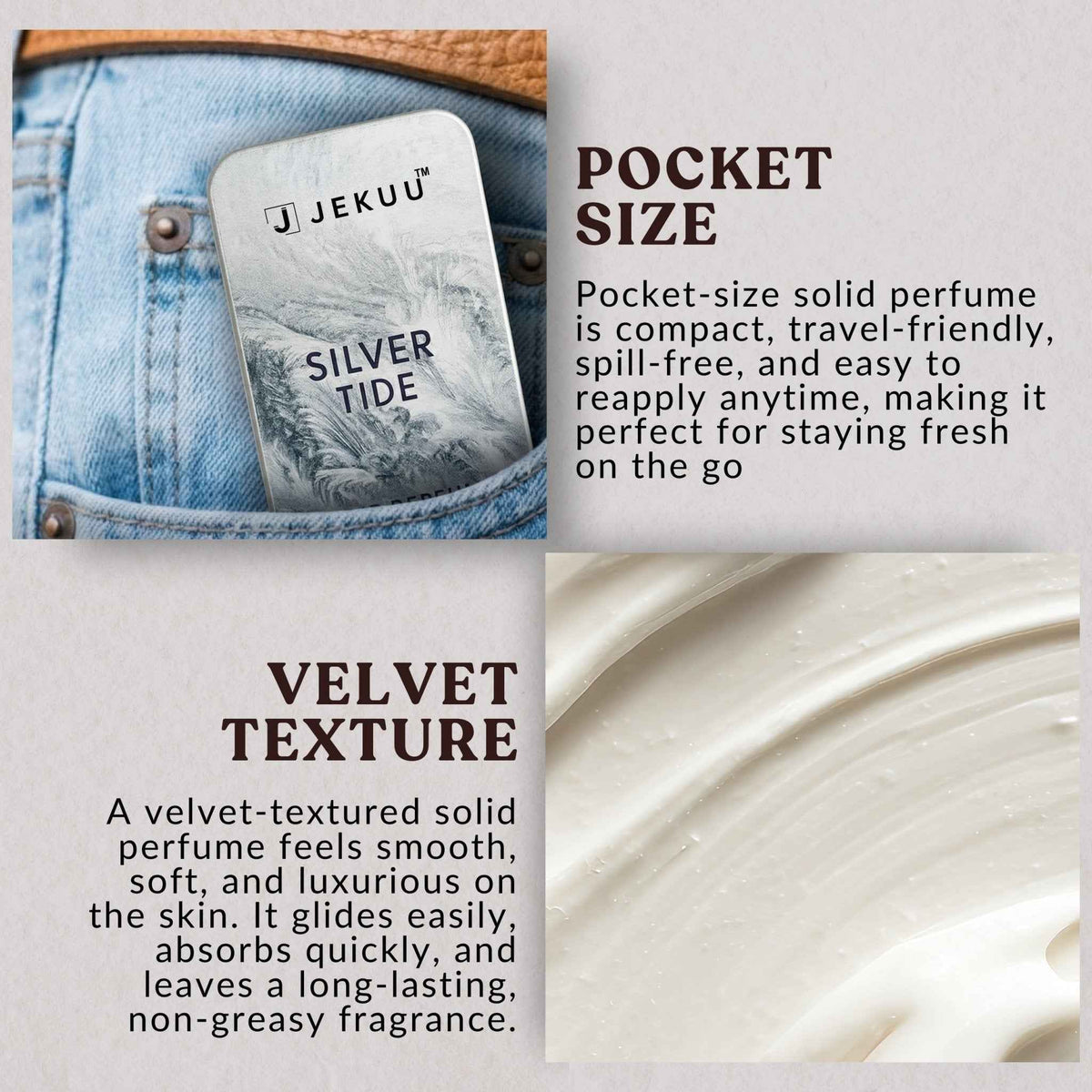 Dual Combo Silver Tide & Vanilla Reverie Solid Perfumes