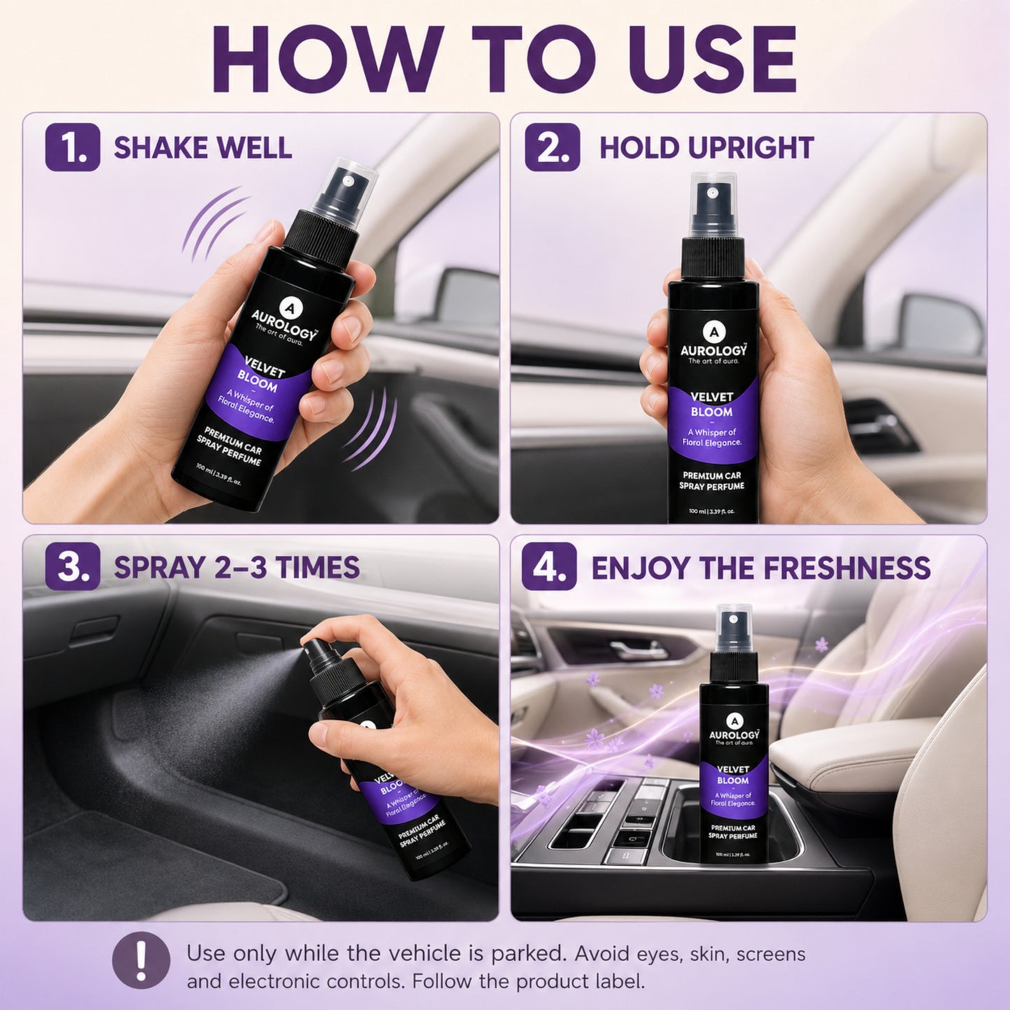 Velvet Bloom  Car Spray Perfume 100m
