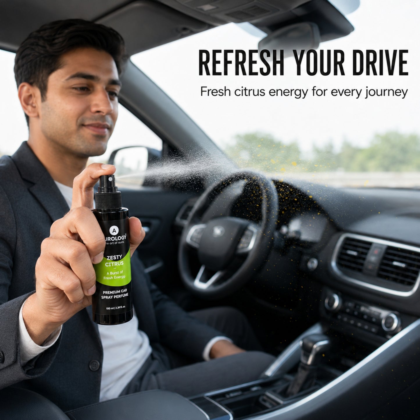 Zesty Citrus Car Spray Perfume 100ML