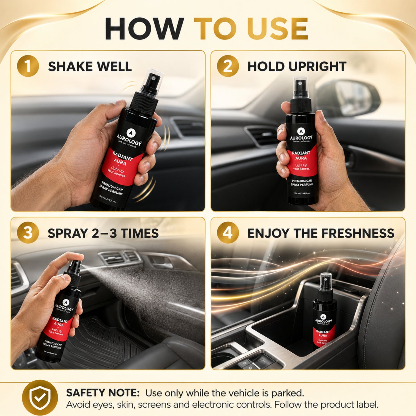 Radiant Aura Car Spray Perfume 100 ML
