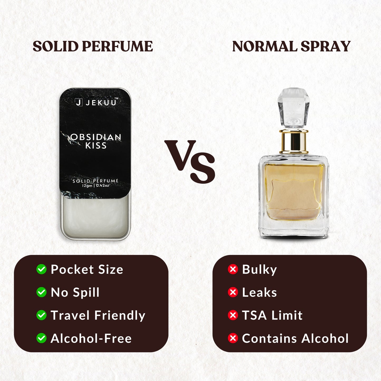 Dual Combo Solid Perfumes | Obsidian Kiss & Vanilla Reverie