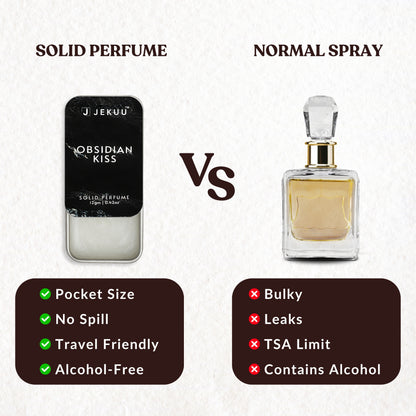 Dual Combo Solid Perfumes | Obsidian Kiss & Vanilla Reverie