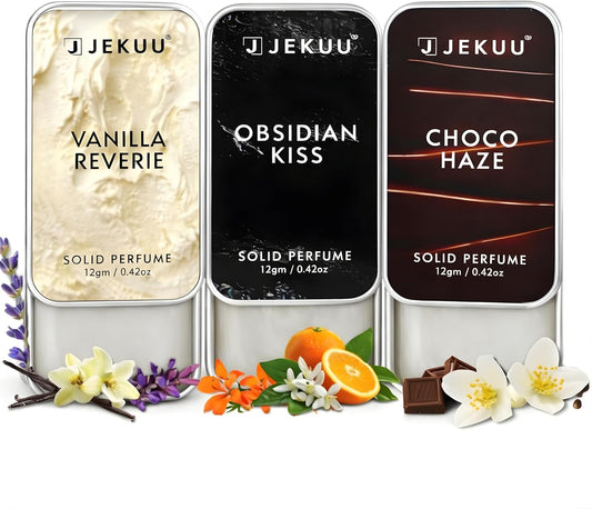 Solid Perfumes for Women – Pack of 3 (12g Each)
