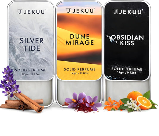 Solid Perfumes for Men & Women (Pack of 3) 36g
