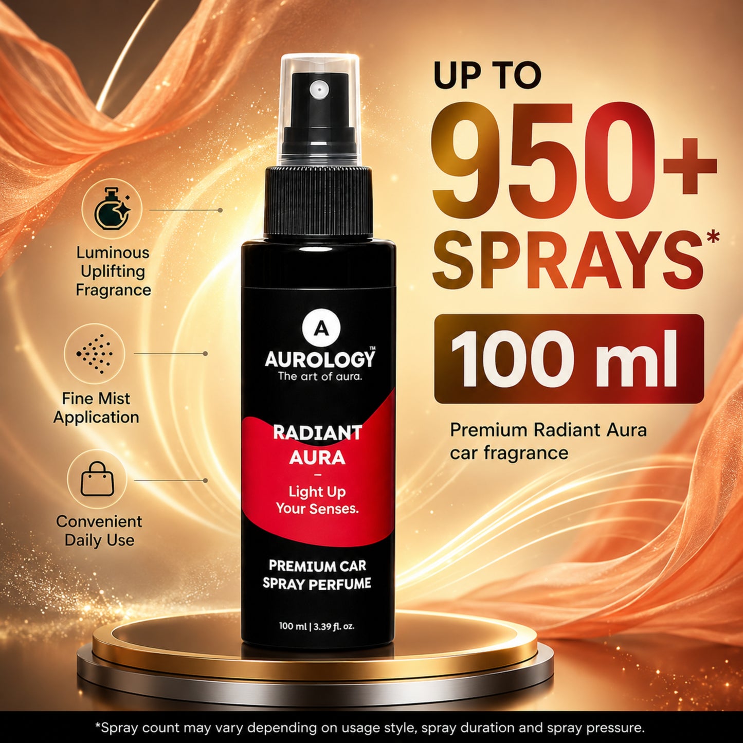 Radiant Aura Car Spray Perfume 100 ML