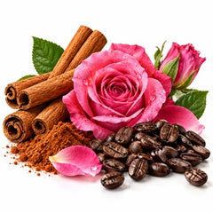 Rose ,  Cinnamon,  Rose ,Black Coffee