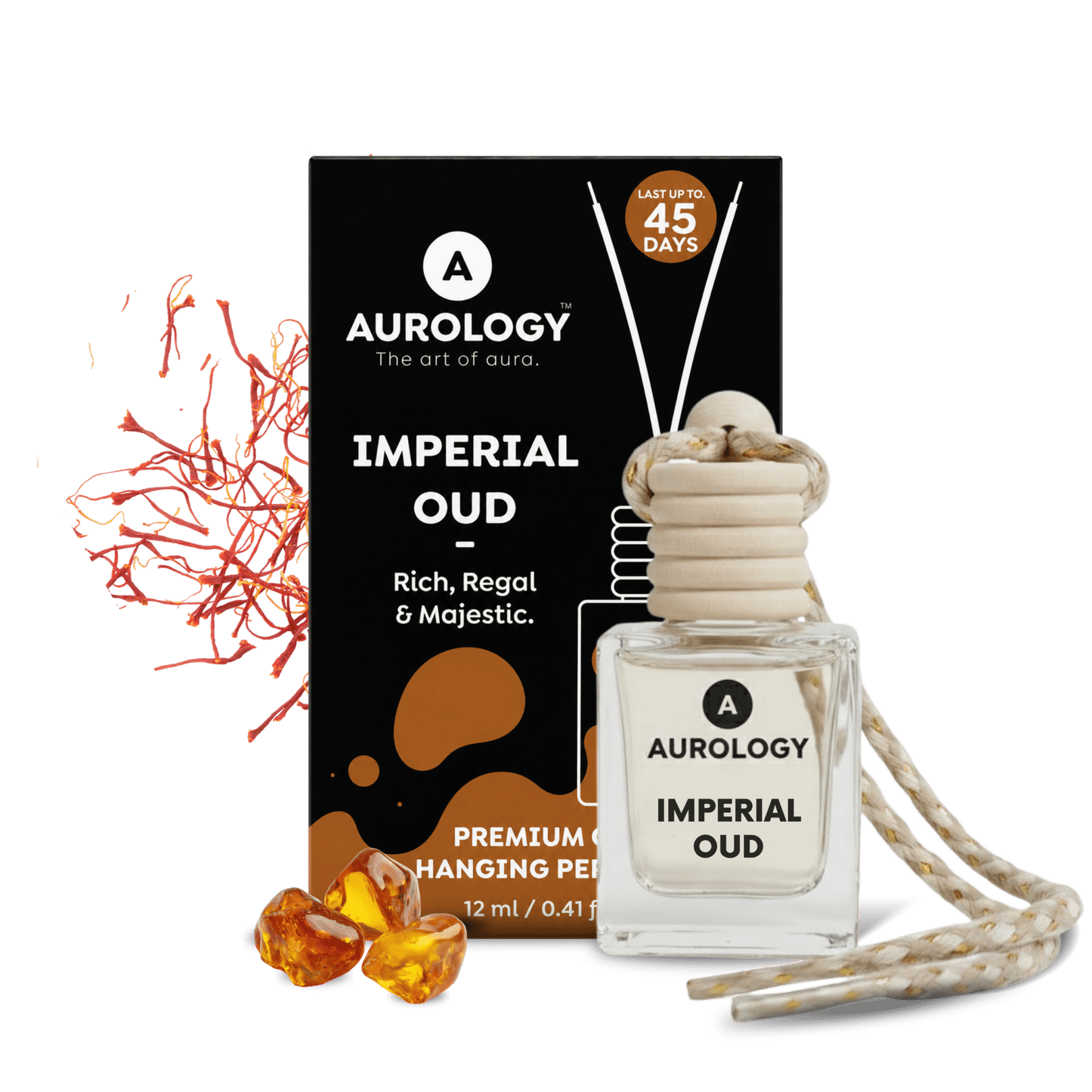 Imperial Oud Car Hanging Perfume 12ml - JEKUU