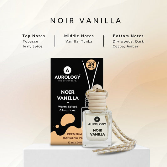 Noir Vanilla Car Hanging Perfume 12 ml - JEKUU